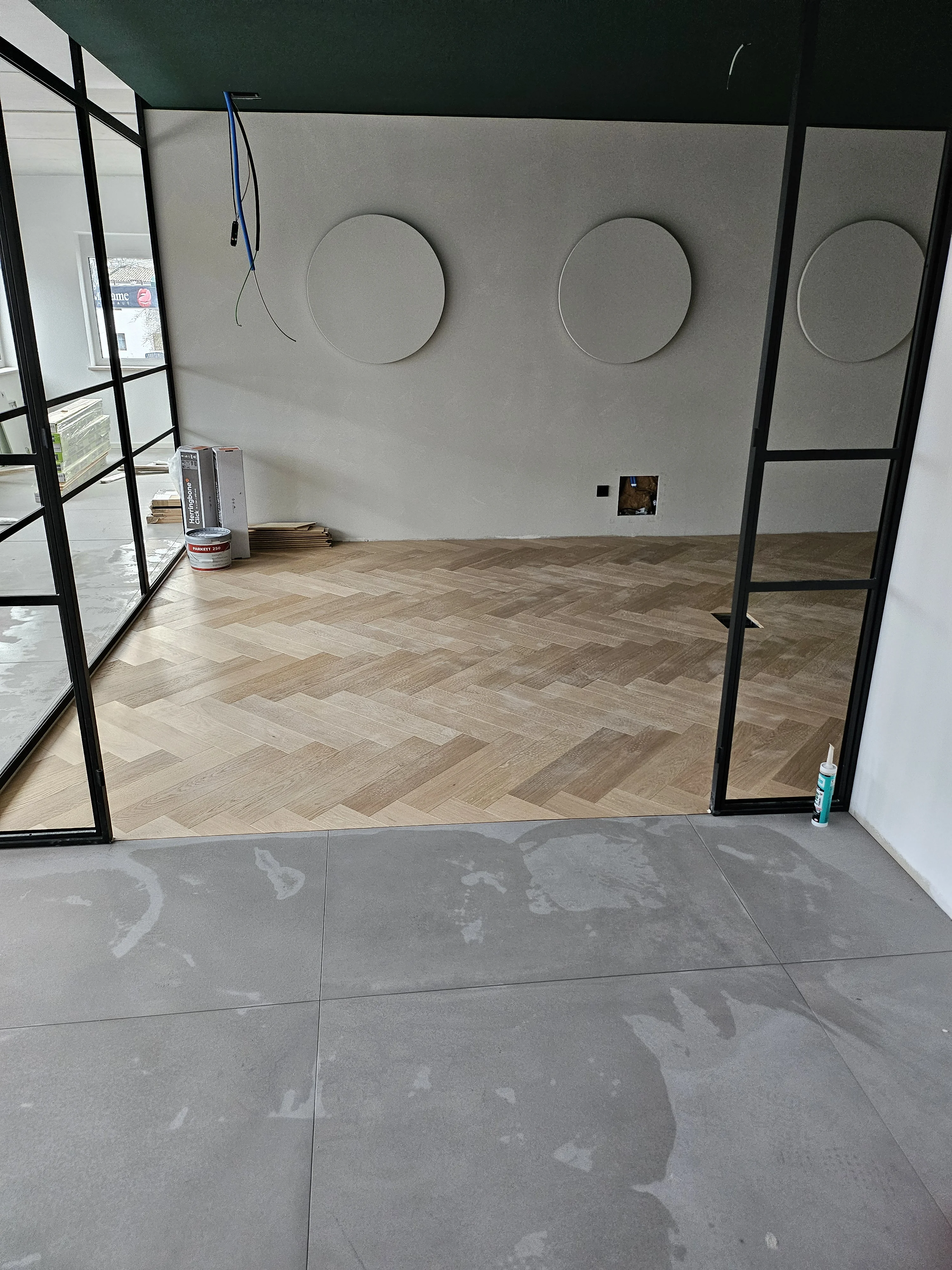 Fischgrät Eiche hell